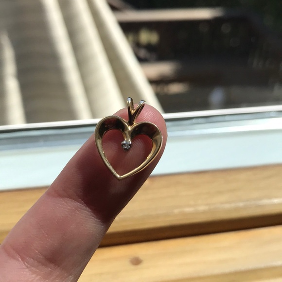 Macy's Jewelry - 14KT heart pendant